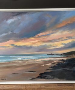 Sunset over Godrevy